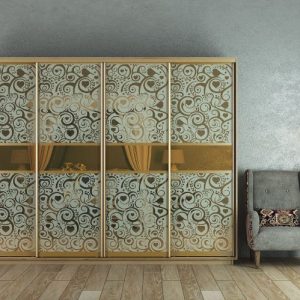 шафа-купе тридверна худ мат